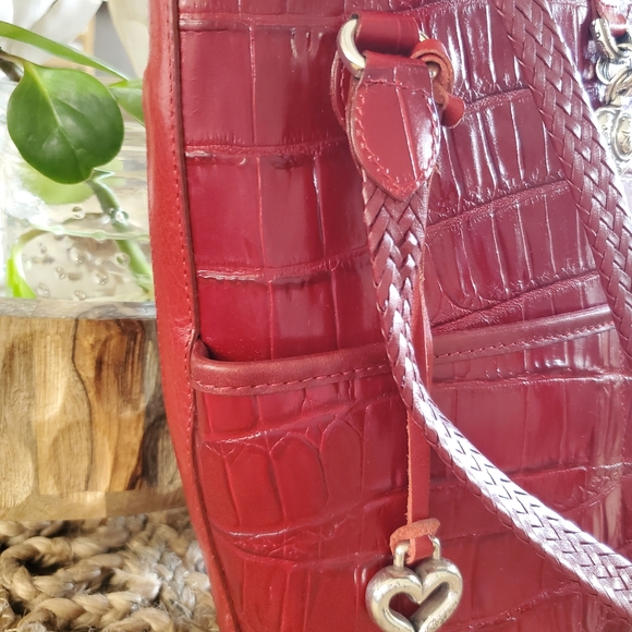 Brighton Red Leather Purse 👛 😍 - Picture 3 of 5